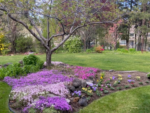 4357 S Greystone Ln, Spokane, WA 99203 - view of yard featuring fence