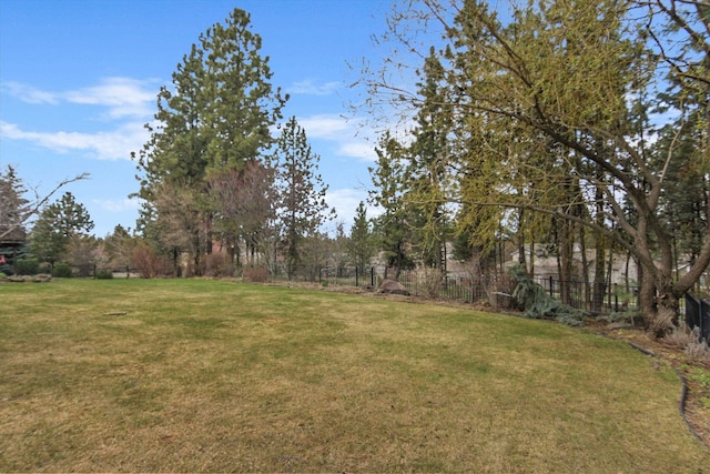 4357 S Greystone Ln, Spokane, WA 99203 - view of yard with fence