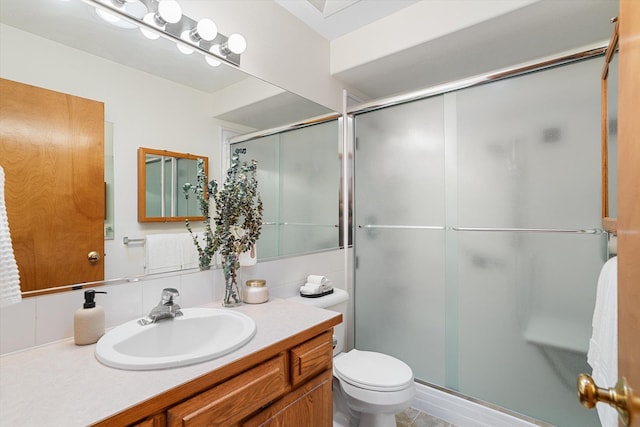 2603 S Sunnybrook Ln, Spokane, WA 99037 - bathroom with vanity and a stall shower