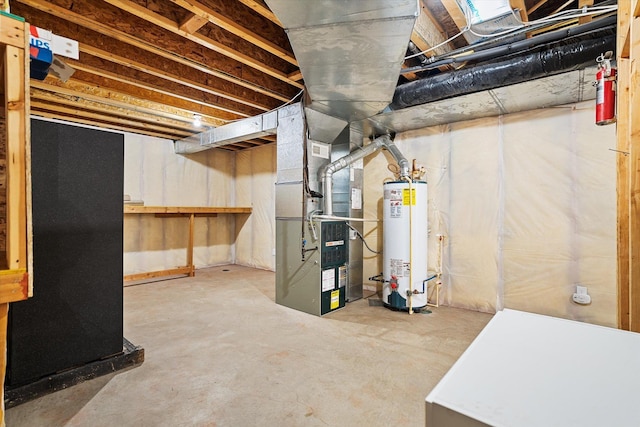 2603 S Sunnybrook Ln, Spokane, WA 99037 - unfinished below grade area with water heater and heating unit