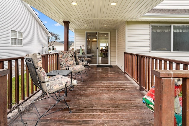 2603 S Sunnybrook Ln, Spokane, WA 99037 - view of wooden terrace