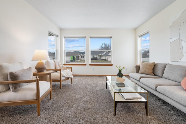 2603 S Sunnybrook Ln, Spokane, WA 99037 - living room featuring carpet flooring and baseboards