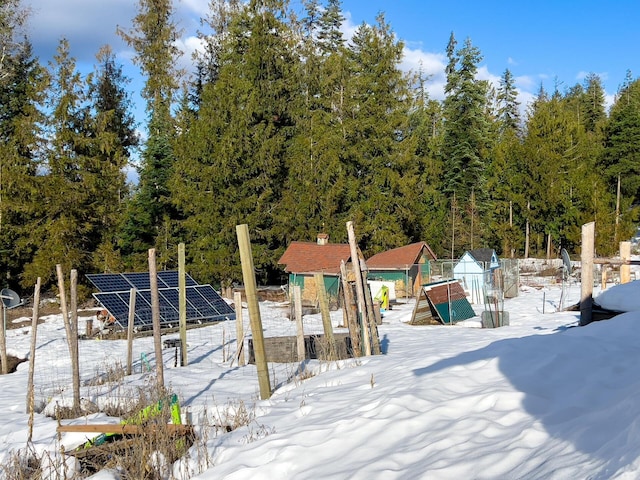 2467 Widow Rd Unit D, Colville, WA 99114 - view of snowy yard