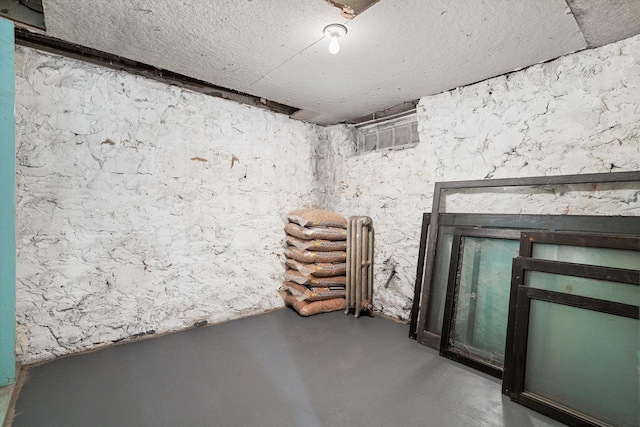 view of basement
