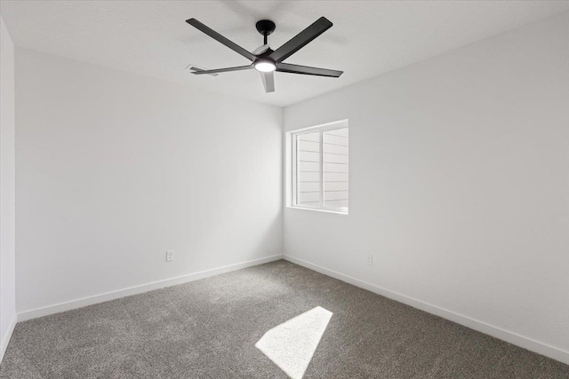 1920 E 37th Ave, Spokane, WA 99203 - empty room with baseboards, carpet flooring, and a ceiling fan