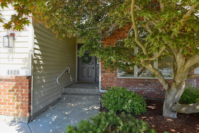 4420 E 51st Ln, Spokane, WA 99223 - doorway to property with brick siding