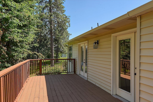 4420 E 51st Ln, Spokane, WA 99223 - view of wooden deck