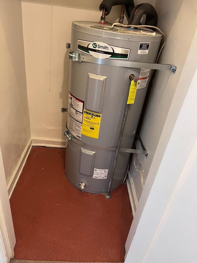 utilities featuring water heater