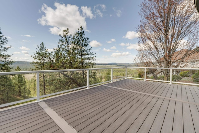 6519 W Kitsap Dr, Spokane, WA 99208 - view of wooden deck