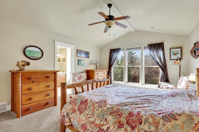6610 S Springview St, Spokane, WA 99224 - bedroom featuring carpet flooring, ceiling fan, and ensuite bath