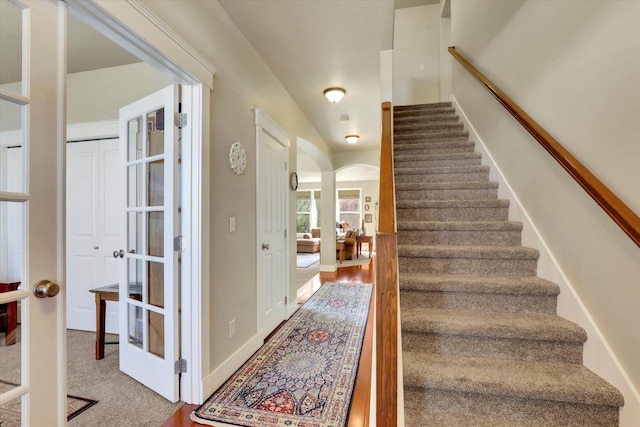 6610 S Springview St, Spokane, WA 99224 - stairway featuring arched walkways
