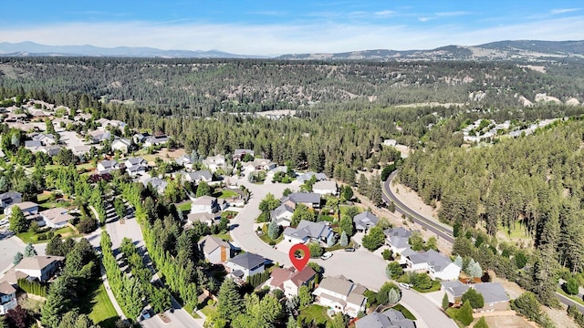 6610 S Springview St, Spokane, WA 99224 - aerial view of property's location featuring mountains and nearby suburban area