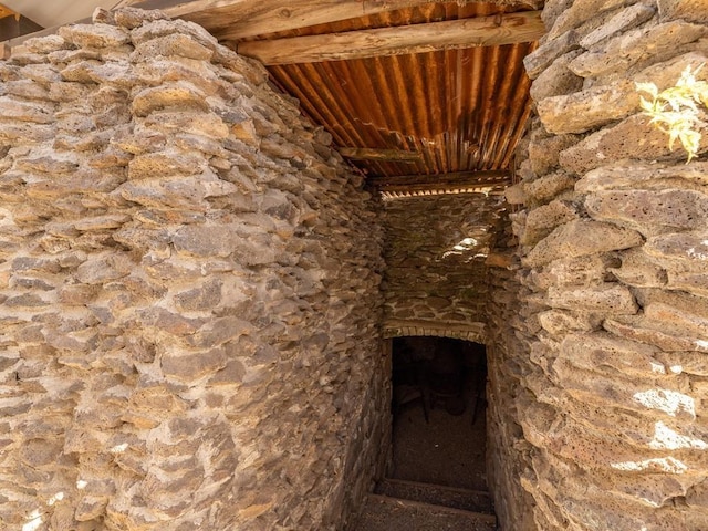 view of stairway