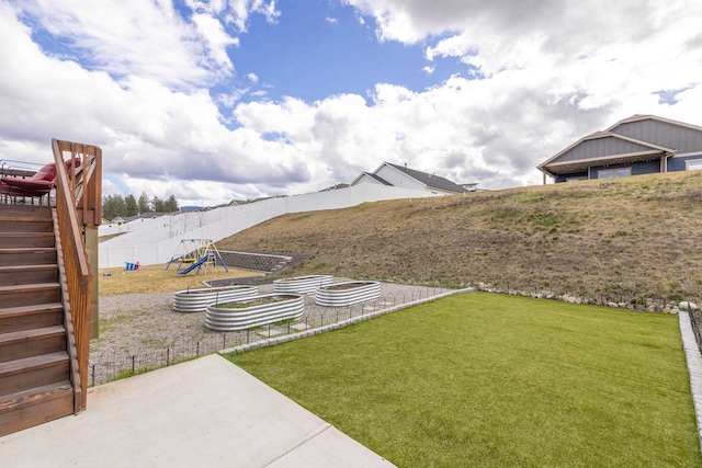 1217 S Greenacres Rd, Greenacres, WA 99016 - view of yard featuring a patio and a playground
