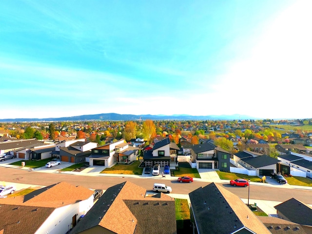 1217 S Greenacres Rd, Greenacres, WA 99016 - aerial view of residential area featuring a mountainous background