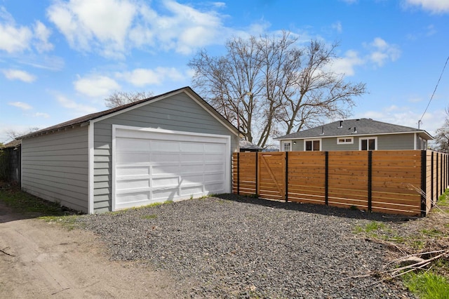 703 E Kiernan Ave, Spokane, WA 99207 - detached garage featuring fence