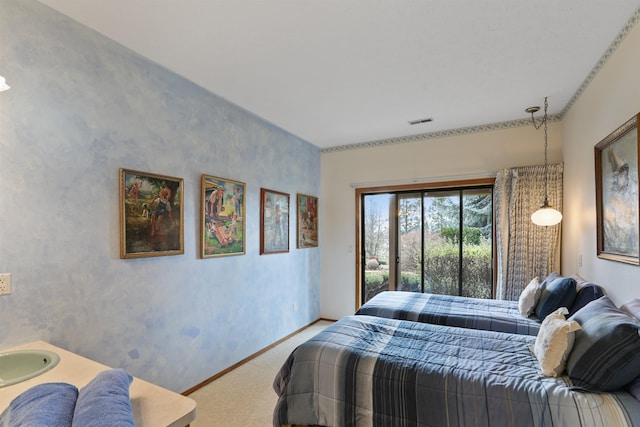 7816 E Gunning Ln, Spokane, WA 99212 - bedroom featuring carpet flooring and wallpapered walls