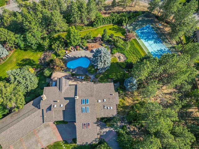 7816 E Gunning Ln, Spokane, WA 99212 - drone / aerial view of a pool area