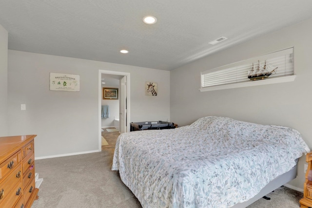 7407 E Beverly Ave, Spokane Valley, WA 99212 - bedroom with light colored carpet, baseboards, and recessed lighting