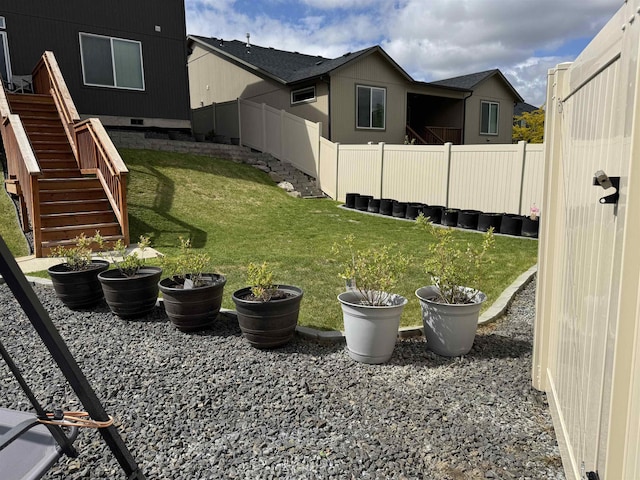 7407 E Beverly Ave, Spokane Valley, WA 99212 - view of yard featuring stairs