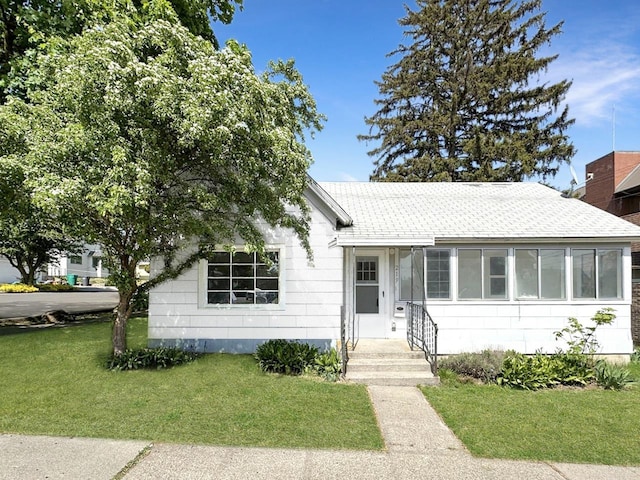 219 F St, Cheney, WA 99004 - view of front of house with a front lawn
