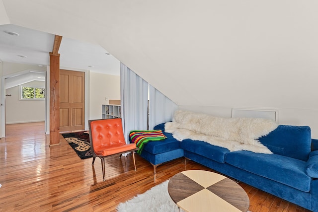 4167 Grouse Creek Rd, Loon Lake, WA 99148 - living room with wood-type flooring