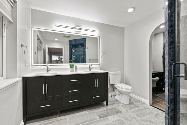12808 N N Park St, Newman Lake, WA 99025 - bathroom with a shower stall and a walk in closet
