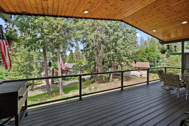 12808 N N Park St, Newman Lake, WA 99025 - rear view of house featuring a lawn, a patio, and a deck