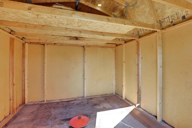 view of storage