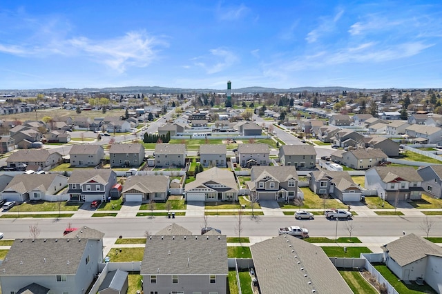 12827 W 3rd Ave, Airway Heights, WA 99001 - aerial view of residential area featuring a mountainous background