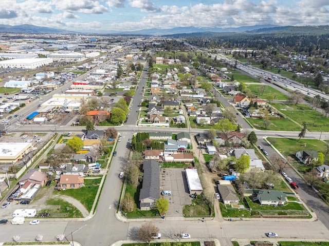 2310 E 1st Ave, Spokane, WA 99202 - birds eye view of property featuring a mountain view