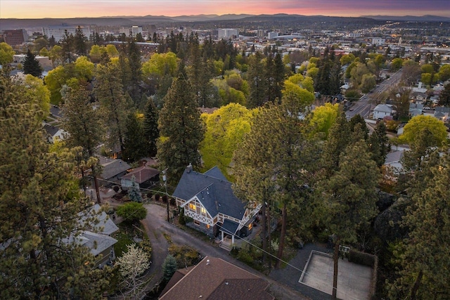 530 E 11th Ave, Spokane, WA 99202 - view of aerial view at dusk