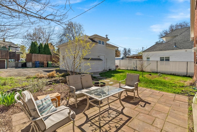 1607 W 11th Ave, Spokane, WA 99204 - view of patio / terrace featuring an outbuilding
