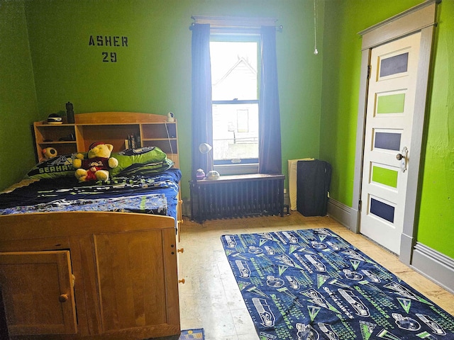 303 N Vernon St, Deer Park, WA 99006 - bedroom with radiator heating unit