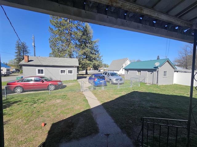 303 N Vernon St, Deer Park, WA 99006 - view of yard featuring fence and a gate