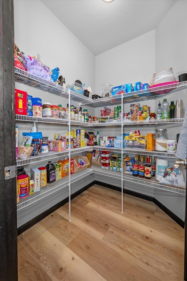 view of pantry