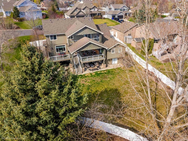 17202 E Morningside Ln, Greenacres, WA 99037 - drone / aerial view with a residential view