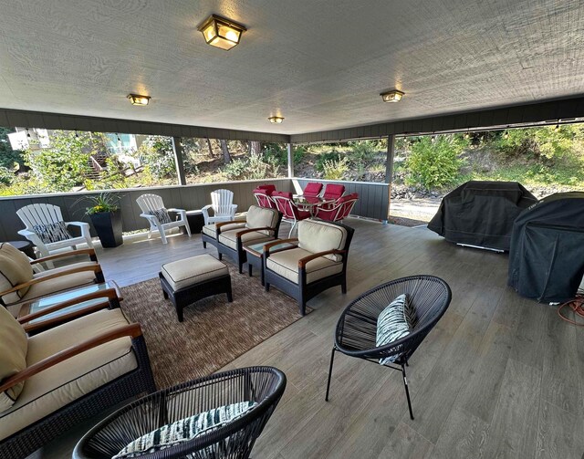 7415 N Birch Ct, Spokane, WA 99208 - view of patio / terrace featuring outdoor lounge area, area for grilling, and a deck