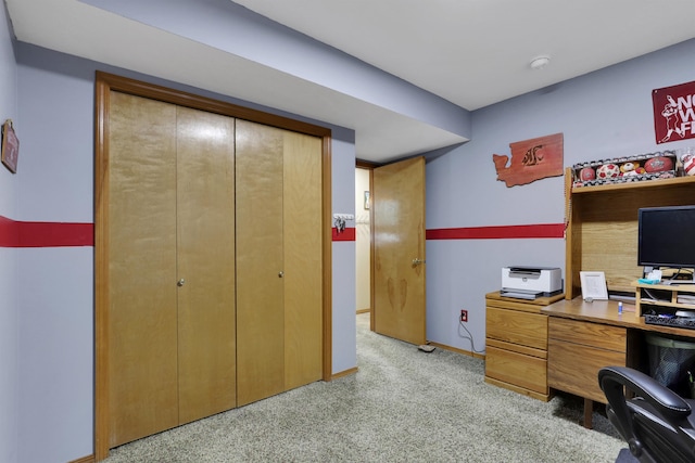 office with baseboards