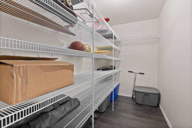 view of storage