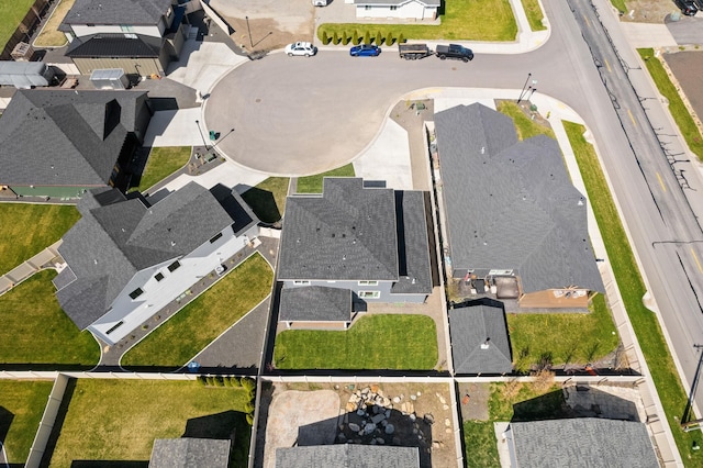 drone / aerial view featuring a residential view
