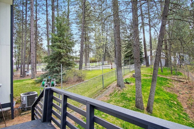 21203 W Beechwood Rd, Medical Lake, WA 99022 - view of yard featuring central AC unit