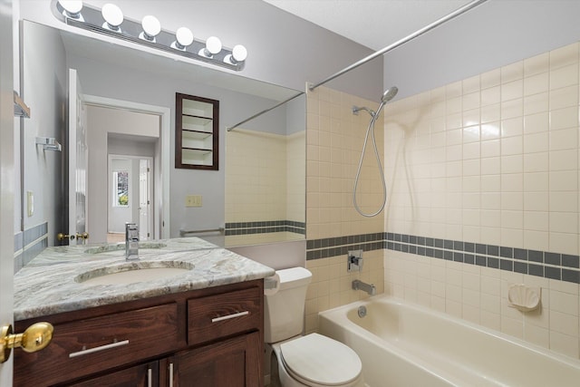 9701 W Masters Ln, Cheney, WA 99004 - bathroom featuring tub / shower combination and vanity
