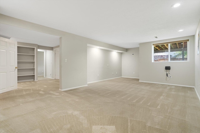 9701 W Masters Ln, Cheney, WA 99004 - basement with light colored carpet and recessed lighting