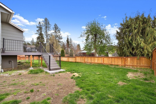 9701 W Masters Ln, Cheney, WA 99004 - fenced backyard featuring stairway
