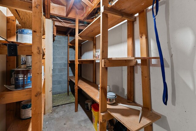 view of storage