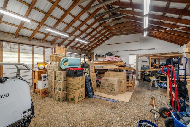 view of storage