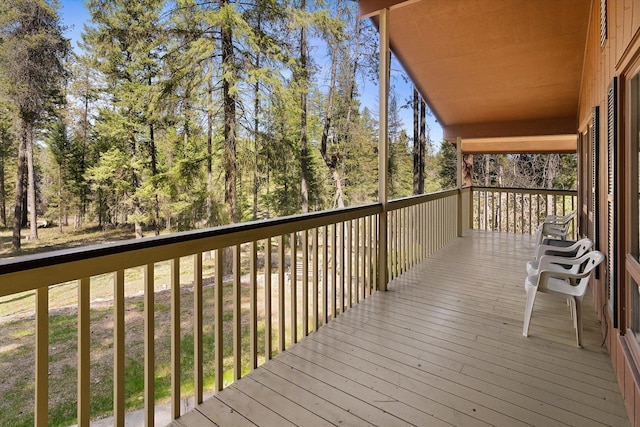 view of deck
