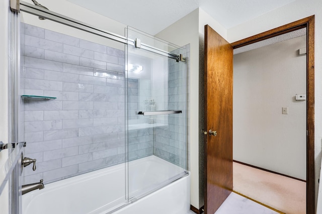 full bath with enclosed tub / shower combo