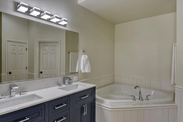 1814 S Viewcrest Ln Unit 1814, Spokane Valley, WA 99212 - bathroom with a bath and double vanity